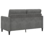 vidaXL Sofa s úložným priestorom Tmavosivá 152 x 78 x 87 cm Polyester – Obrázok 5