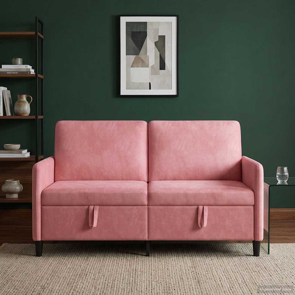 42036937_1.jpg vidaXL Sofa s úložným priestorom Ružová 152 x 78 x 87 cm Polyester – Obrázok 1
