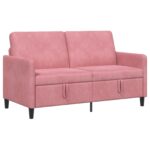 vidaXL Sofa s úložným priestorom Ružová 152 x 78 x 87 cm Polyester – Obrázok 2
