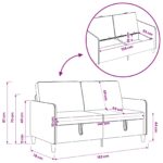 vidaXL Sofa s úložným priestorom Ružová 152 x 78 x 87 cm Polyester – Obrázok 7
