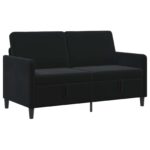 vidaXL Sofa s úložným priestorom Čierna 152 x 78 x 87 cm Polyester – Obrázok 2