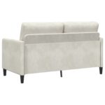 vidaXL Sofa s úložným priestorom Krémová 152 x 78 x 87 cm Polyester – Obrázok 5