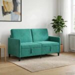 vidaXL Sofa s úložným priestorom Tyrkysová 152 x 78 x 87 cm Polyester – Obrázok 3