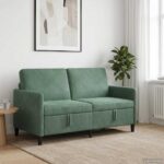 vidaXL Sofa s úložným priestorom Morská zelená 152 x 78 x 87 cm – Obrázok 3