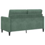 vidaXL Sofa s úložným priestorom Morská zelená 152 x 78 x 87 cm – Obrázok 5