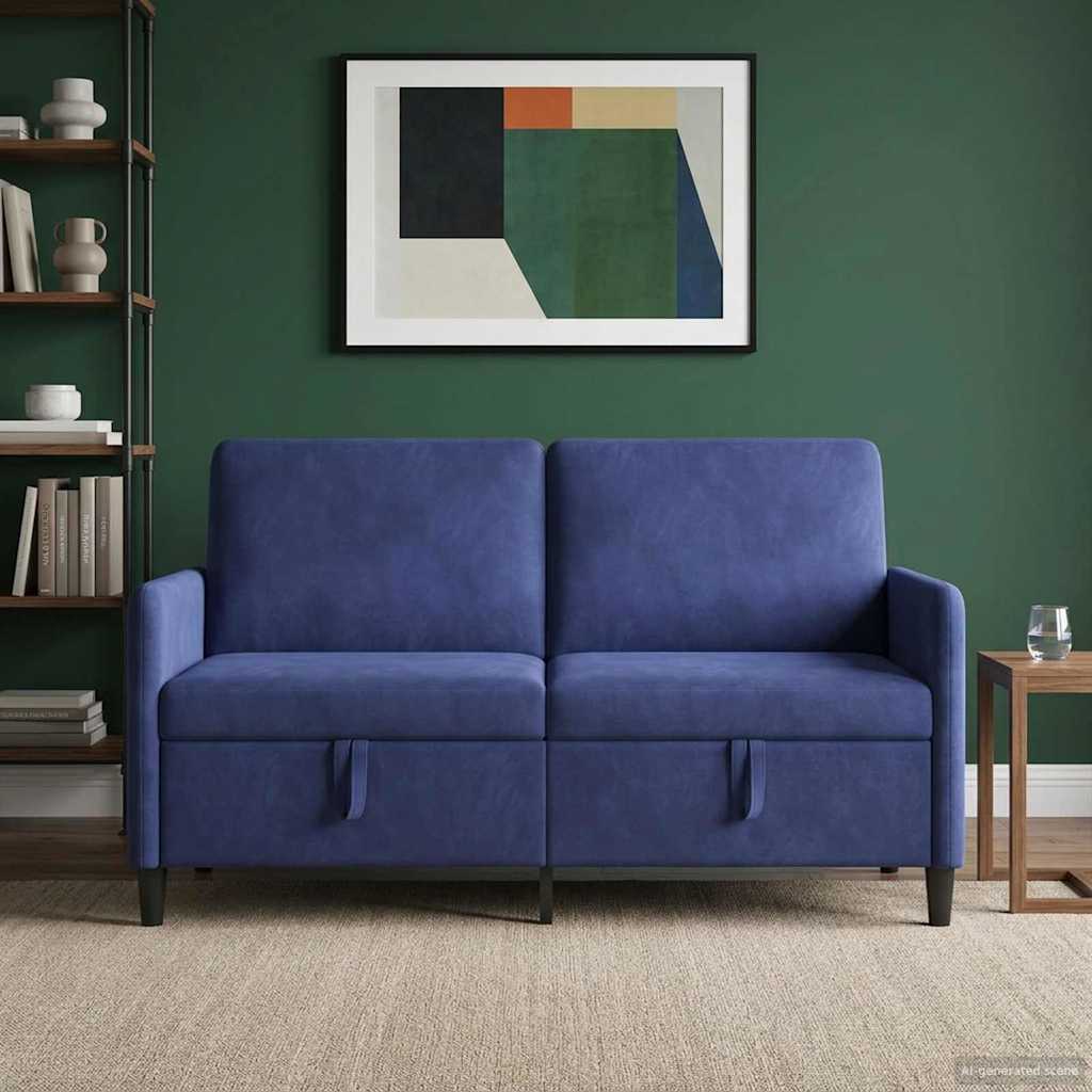 42036945_1.jpg vidaXL Sofa s úložným priestorom Policajná modrá 152 x 78 x 87 cm – Obrázok 1