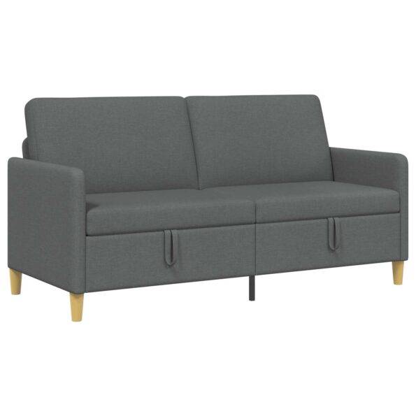 vidaXL Sofa s úložným priestorom Tmavosivá 172 x 78 x 87 cm Polyester – Obrázok 2