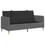 vidaXL Sofa s úložným priestorom Tmavosivá 172 x 78 x 87 cm Polyester – Obrázok 4