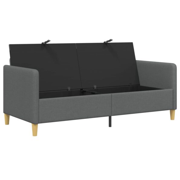 vidaXL Sofa s úložným priestorom Tmavosivá 172 x 78 x 87 cm Polyester – Obrázok 4