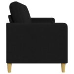 vidaXL Sofa s úložným priestorom Čierna 172 x 78 x 87 cm Polyester – Obrázok 5