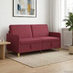 vidaXL Sofa s úložným priestorom Víno červené 172 x 78 x 87 cm – Obrázok 3