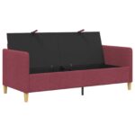 vidaXL Sofa s úložným priestorom Víno červené 172 x 78 x 87 cm – Obrázok 4