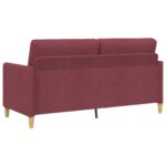 vidaXL Sofa s úložným priestorom Víno červené 172 x 78 x 87 cm – Obrázok 6