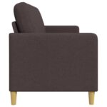 vidaXL Sofa s úložným priestorom Tmavohnedá 172 x 78 x 87 cm Polyester – Obrázok 5