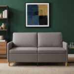 vidaXL Sofa s úložným priestorom Sivohnedá 172 x 78 x 87 cm Polyester – Obrázok 3