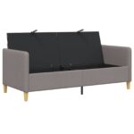 vidaXL Sofa s úložným priestorom Sivohnedá 172 x 78 x 87 cm Polyester – Obrázok 4