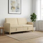 vidaXL Sofa s úložným priestorom Krémová 172 x 78 x 87 cm Polyester – Obrázok 3