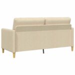 vidaXL Sofa s úložným priestorom Krémová 172 x 78 x 87 cm Polyester – Obrázok 6