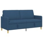 vidaXL Sofa s úložným priestorom Modrá 172 x 78 x 87 cm Polyester – Obrázok 2