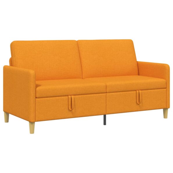 vidaXL Sofa s úložným priestorom Tmavá žltá 172 x 78 x 87 cm Polyester – Obrázok 2