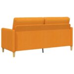 vidaXL Sofa s úložným priestorom Tmavá žltá 172 x 78 x 87 cm Polyester – Obrázok 6