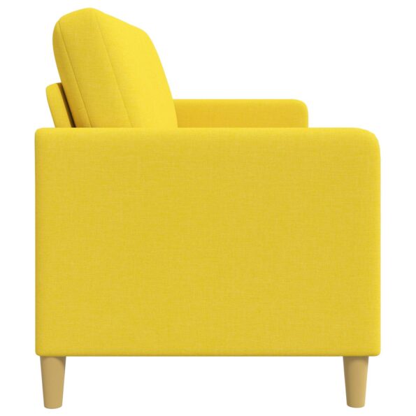 vidaXL Sofa s úložným priestorom Svetložltá 172 x 78 x 87 cm Polyester – Obrázok 5