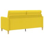 vidaXL Sofa s úložným priestorom Svetložltá 172 x 78 x 87 cm Polyester – Obrázok 6