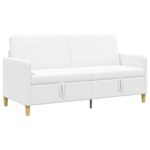vidaXL Sofa s úložným priestorom Biela 172 x 78 x 87 cm Polyester – Obrázok 2