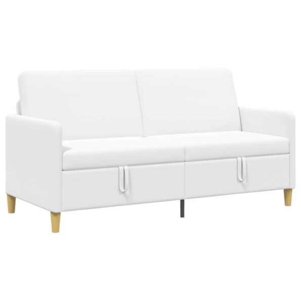 vidaXL Sofa s úložným priestorom Biela 172 x 78 x 87 cm Polyester – Obrázok 2