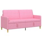 vidaXL Sofa s úložným priestorom Ružová 172 x 78 x 87 cm Polyester – Obrázok 2