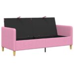 vidaXL Sofa s úložným priestorom Ružová 172 x 78 x 87 cm Polyester – Obrázok 4