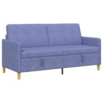 vidaXL Sofa s úložným priestorom Modrá džínovina 172 x 78 x 87 cm – Obrázok 2