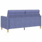 vidaXL Sofa s úložným priestorom Modrá džínovina 172 x 78 x 87 cm – Obrázok 6