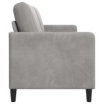 vidaXL Sofa s úložným priestorom Svetlosivá 172 x 78 x 87 cm Polyester – Obrázok 5