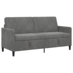 vidaXL Sofa s úložným priestorom Tmavosivá 172 x 78 x 87 cm Polyester – Obrázok 2