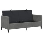 vidaXL Sofa s úložným priestorom Tmavosivá 172 x 78 x 87 cm Polyester – Obrázok 4