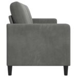 vidaXL Sofa s úložným priestorom Tmavosivá 172 x 78 x 87 cm Polyester – Obrázok 5