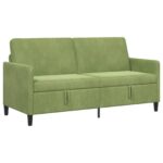 vidaXL Sofa s úložným priestorom Svetlo zelená 172 x 78 x 87 cm – Obrázok 2