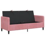 vidaXL Sofa s úložným priestorom Ružová 172 x 78 x 87 cm Polyester – Obrázok 4