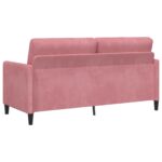 vidaXL Sofa s úložným priestorom Ružová 172 x 78 x 87 cm Polyester – Obrázok 6