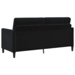 vidaXL Sofa s úložným priestorom Čierna 172 x 78 x 87 cm Polyester – Obrázok 6