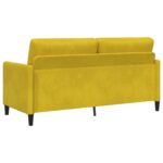 vidaXL Sofa s úložným priestorom Žltá 172 x 78 x 87 cm Polyester – Obrázok 7