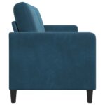 vidaXL Sofa s úložným priestorom Modrá 172 x 78 x 87 cm Polyester – Obrázok 5