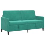 vidaXL Sofa s úložným priestorom Tyrkysová 172 x 78 x 87 cm Polyester – Obrázok 2