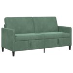 vidaXL Sofa s úložným priestorom Morská zelená 172 x 78 x 87 cm – Obrázok 2