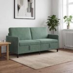 vidaXL Sofa s úložným priestorom Morská zelená 172 x 78 x 87 cm – Obrázok 3