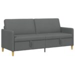 vidaXL Sofa s úložným priestorom Tmavosivá 192 x 78 x 87 cm Polyester – Obrázok 2
