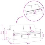 vidaXL Sofa s úložným priestorom Tmavosivá 192 x 78 x 87 cm Polyester – Obrázok 7