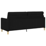 vidaXL Sofa s úložným priestorom Čierna 192 x 78 x 87 cm Polyester – Obrázok 5