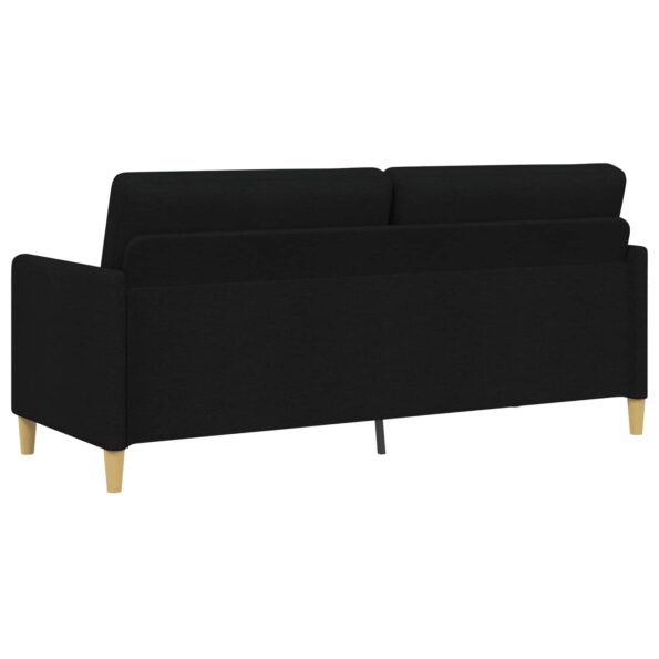 vidaXL Sofa s úložným priestorom Čierna 192 x 78 x 87 cm Polyester – Obrázok 5